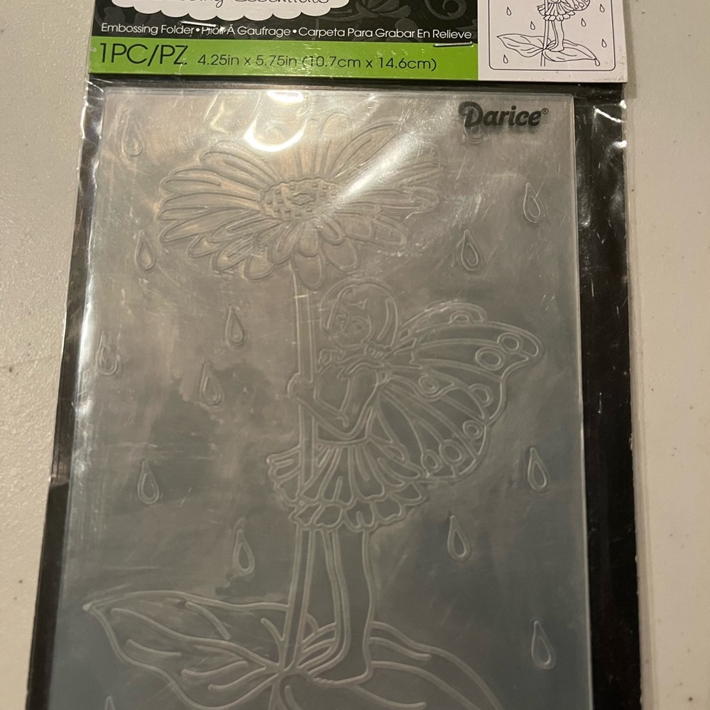 Darice Embossing Folder with Fairy Design
